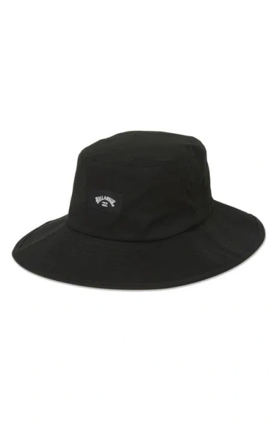 Billabong Big John Cotton Twill Boonie Hat In Black