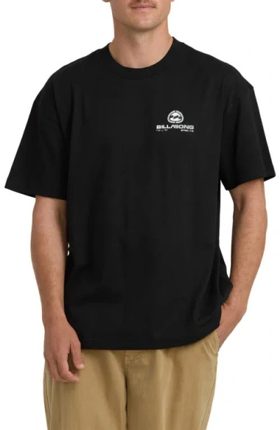 Billabong Bio Wave Og Graphic T-shirt In Black