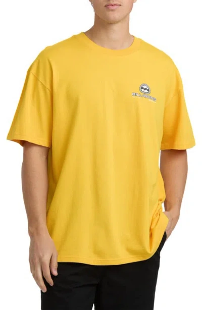 Billabong Bio Wave Og Graphic T-shirt In Yellow