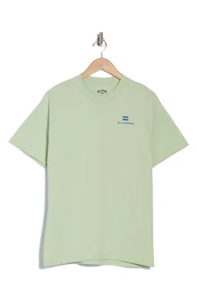 Billabong Blossom Logo Graphic Print T-shirt In Cucumber