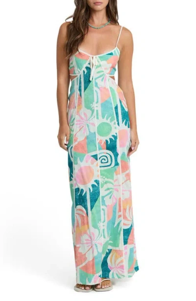 Billabong Blue Horizons Maxi Dress