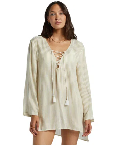 Billabong Blue Skies Beach Cover-up In Moss Joy In Multi