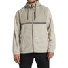 Billabong Boundary Lite Front Zip Fleece Hoodie In Oatmeal Heather