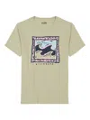Billabong Boy's Crayon Wave Graphic T-shirt In Biege