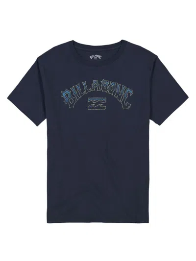 Billabong Babies' Boy's Grady Wave T-shirt In Navy