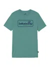 Billabong Boy's Walled Print T-shirt In Dusty Teal