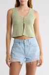Billabong Bren Sweater Vest In Green