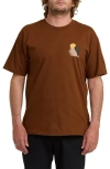 Billabong Canyons Regular Graphic T-shirt In Brown
