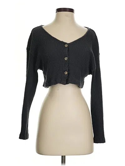 Pre-owned Billabong Cardigan Sweater In Black