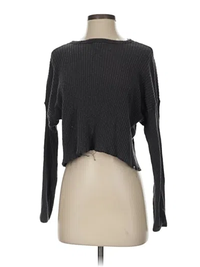 Pre-owned Billabong Cardigan Sweater In Black