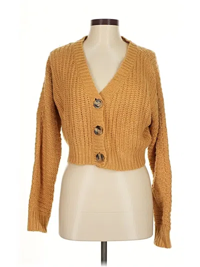 Pre-owned Billabong Cardigan Sweater In Brown