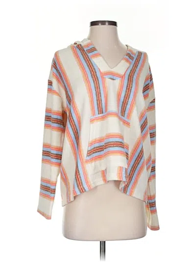 Pre-owned Billabong Cardigan Sweater In White