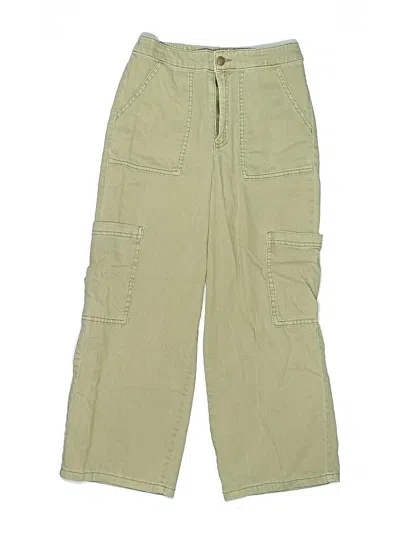 Pre-owned Billabong Kids' Cargo Pants In Green