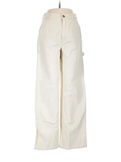 Pre-owned Billabong Cargo Pants In Ivory