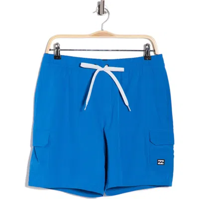 Billabong Cargo Volley Swim Shorts In Blue