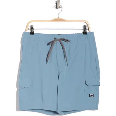 Billabong Cargo Volley Swim Shorts In Blue