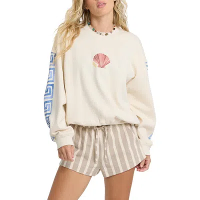 Billabong Carnival Kendal Graphic Sweatshirt In Neutral