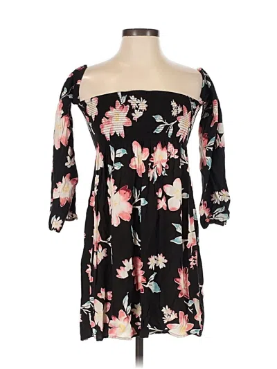 Pre-owned Billabong Casual Dress In Black