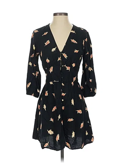 Pre-owned Billabong Casual Dress In Black