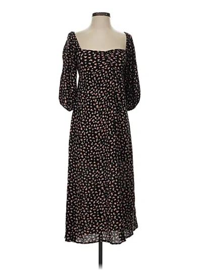 Pre-owned Billabong Casual Dress In Black