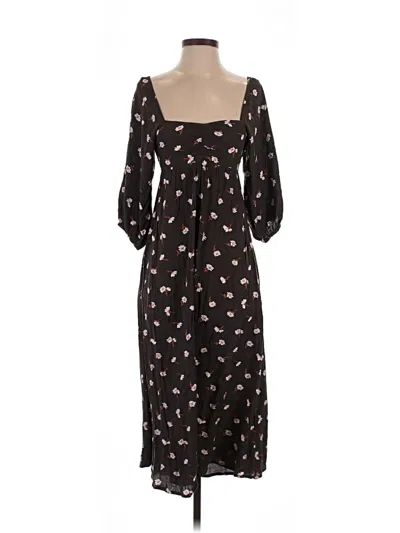 Pre-owned Billabong Casual Dress In Black
