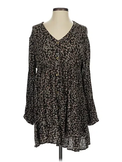Pre-owned Billabong Casual Dress In Black
