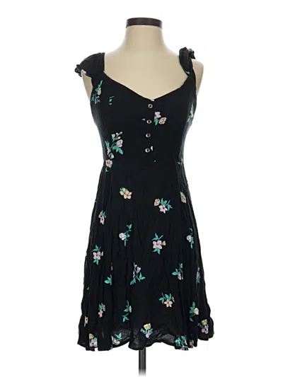 Pre-owned Billabong Casual Dress In Black