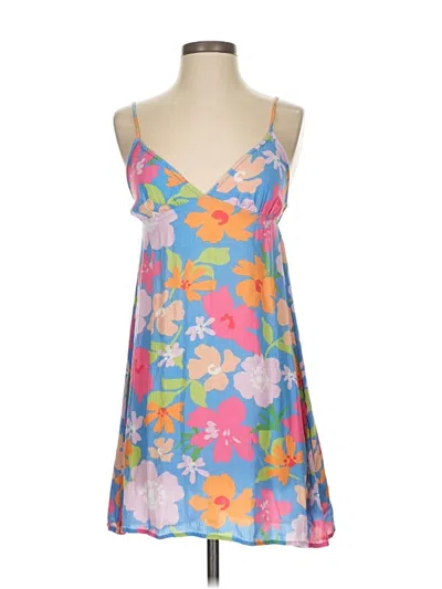 Pre-owned Billabong Casual Dress In Blue