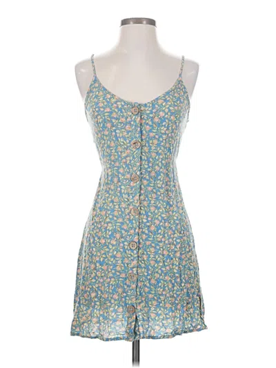 Pre-owned Billabong Casual Dress In Blue