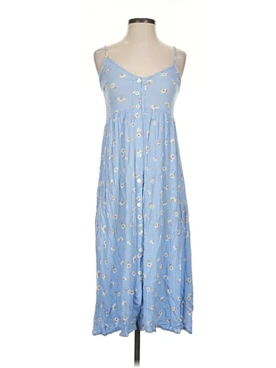 Pre-owned Billabong Casual Dress In Blue