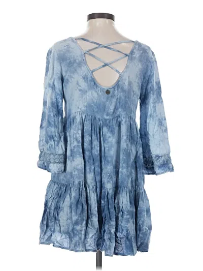 Pre-owned Billabong Casual Dress In Blue