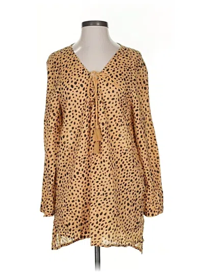 Pre-owned Billabong Casual Dress In Brown