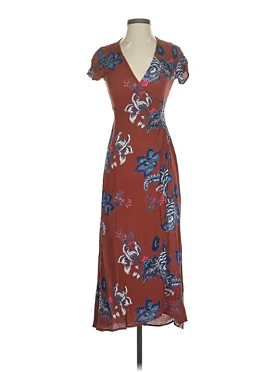 Pre-owned Billabong Casual Dress In Brown