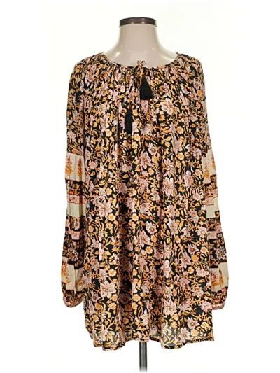 Pre-owned Billabong Casual Dress In Brown