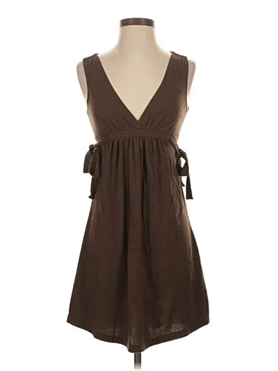 Pre-owned Billabong Casual Dress In Brown