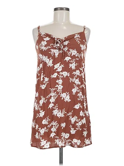 Pre-owned Billabong Casual Dress In Brown