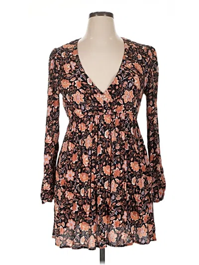 Pre-owned Billabong Casual Dress In Brown