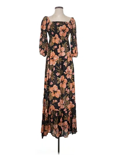 Pre-owned Billabong Casual Dress In Brown