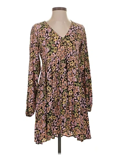 Pre-owned Billabong Casual Dress In Brown
