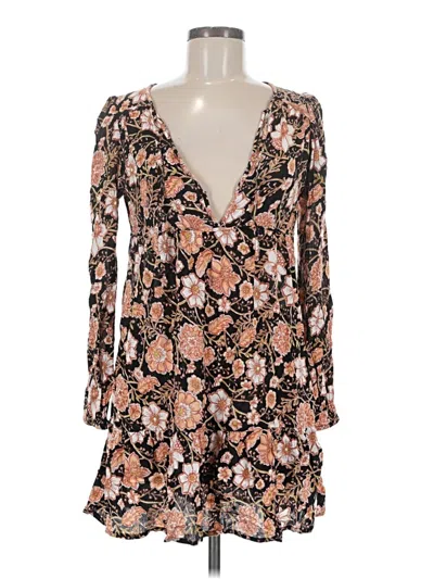 Pre-owned Billabong Casual Dress In Brown