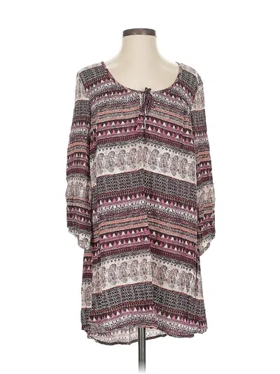 Pre-owned Billabong Casual Dress In Gray