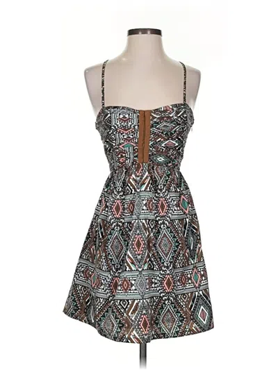 Pre-owned Billabong Casual Dress In Gray