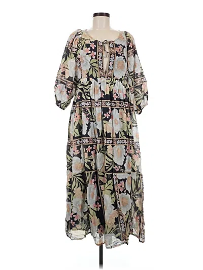 Pre-owned Billabong Casual Dress In Gray