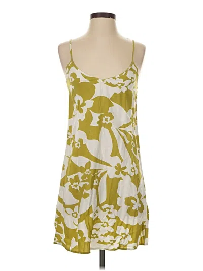Pre-owned Billabong Casual Dress In Green
