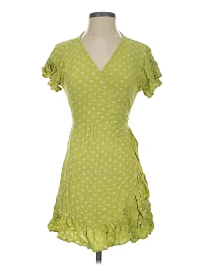 Pre-owned Billabong Casual Dress In Green
