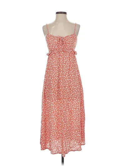 Pre-owned Billabong Casual Dress In Orange