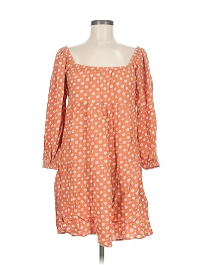 Pre-owned Billabong Casual Dress In Orange
