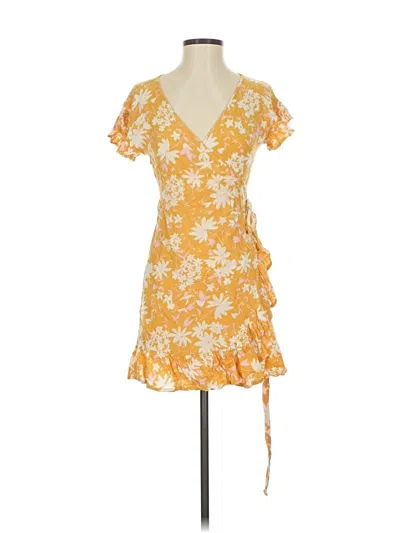 Pre-owned Billabong Casual Dress In Orange