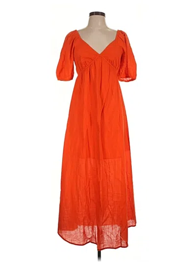 Pre-owned Billabong Casual Dress In Orange