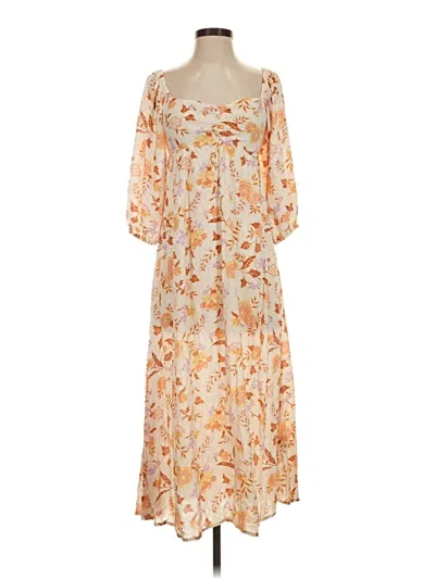Pre-owned Billabong Casual Dress In Orange
